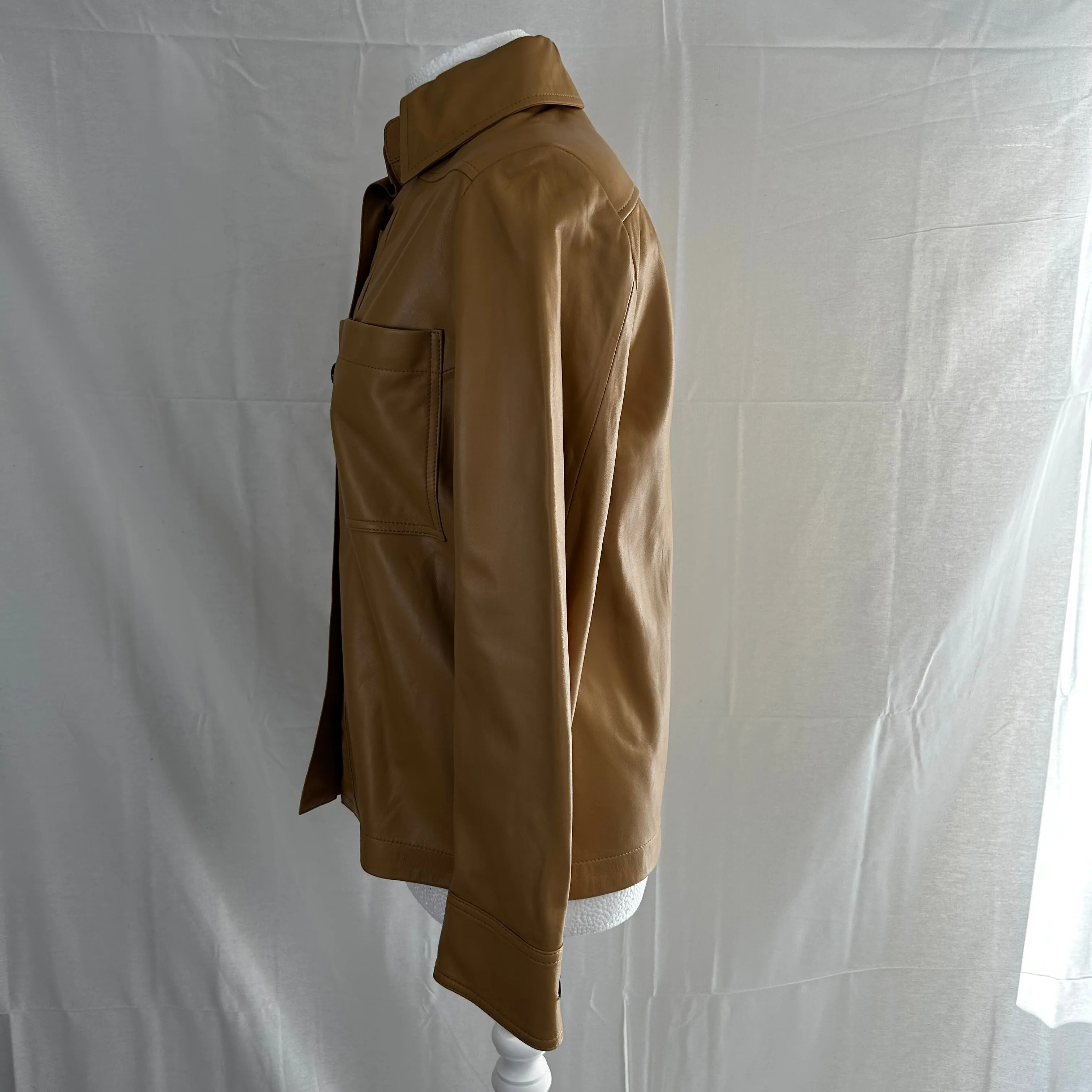 Joseph 995 Camel Leather Coen Nappa Jacket XXS/XS