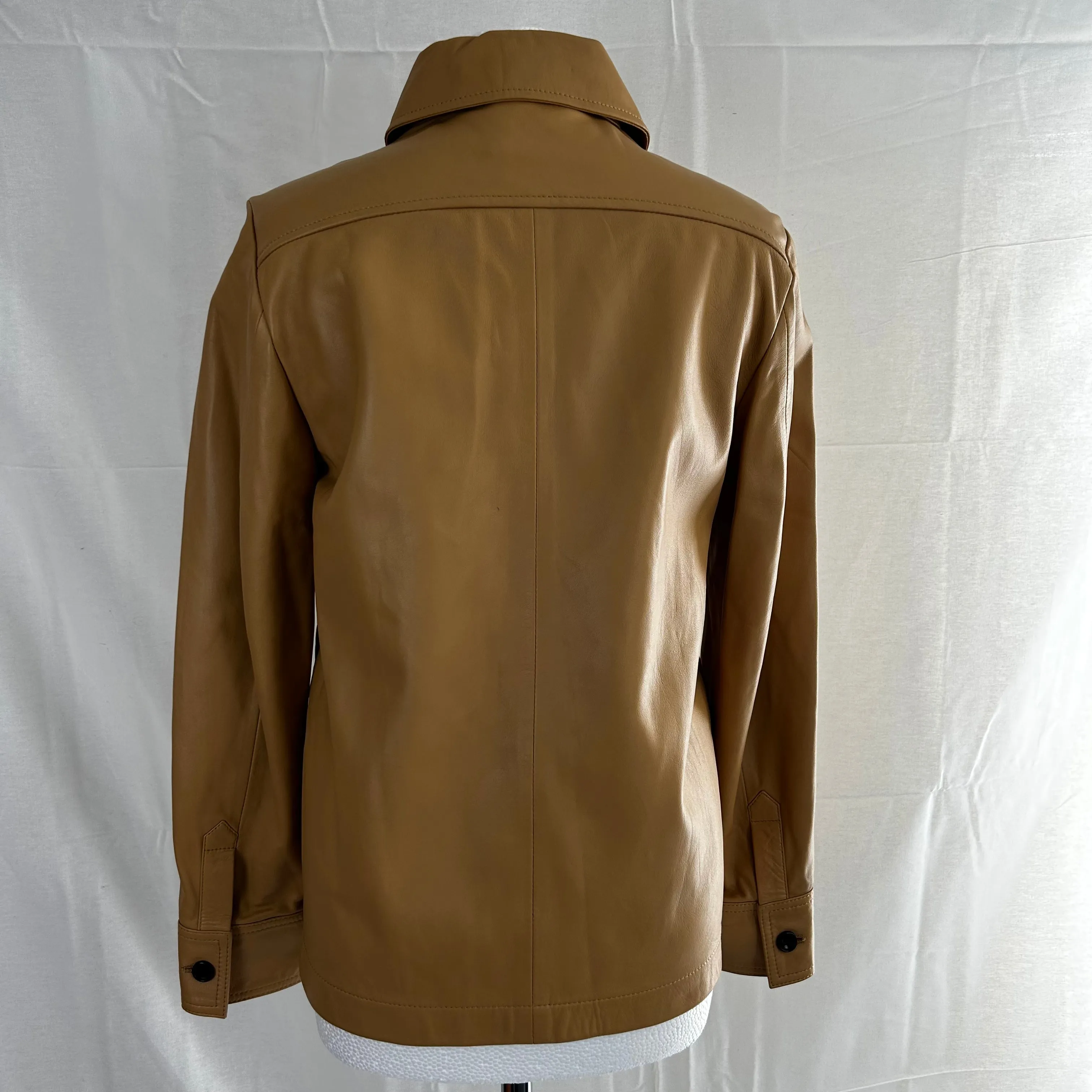 Joseph 995 Camel Leather Coen Nappa Jacket XXS/XS