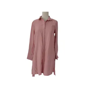 LC Waikiki Pink Long Button-down Long Tunic  | Pre Loved |