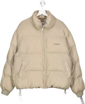 Legend Beige Puffer Jacket UK L