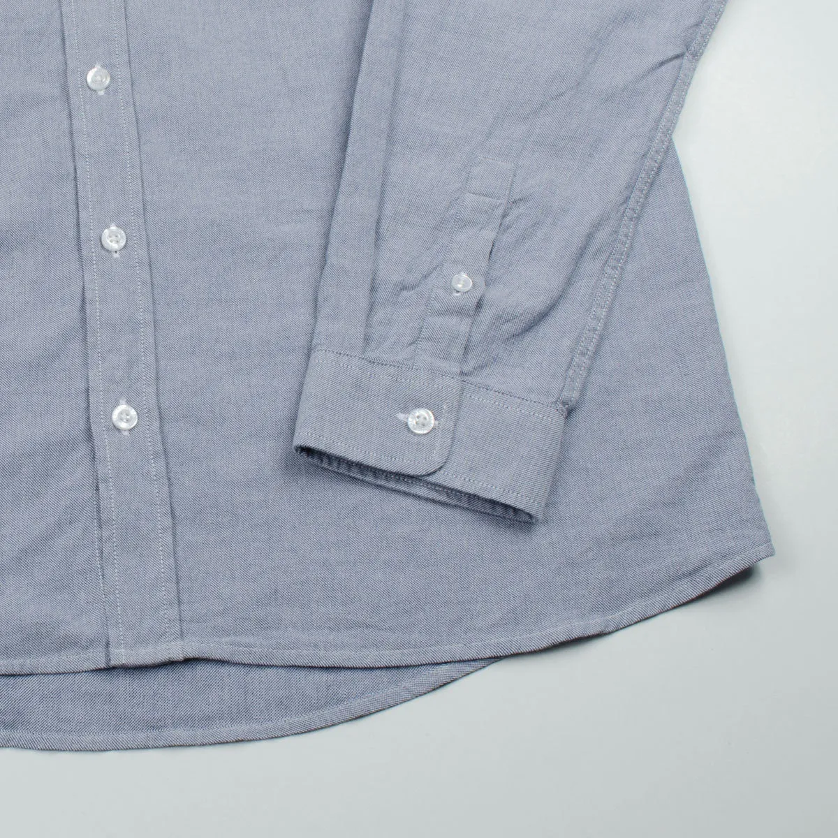 Libertine-Libertine - Hunter Shirt Leave - Mid. Blue Melange