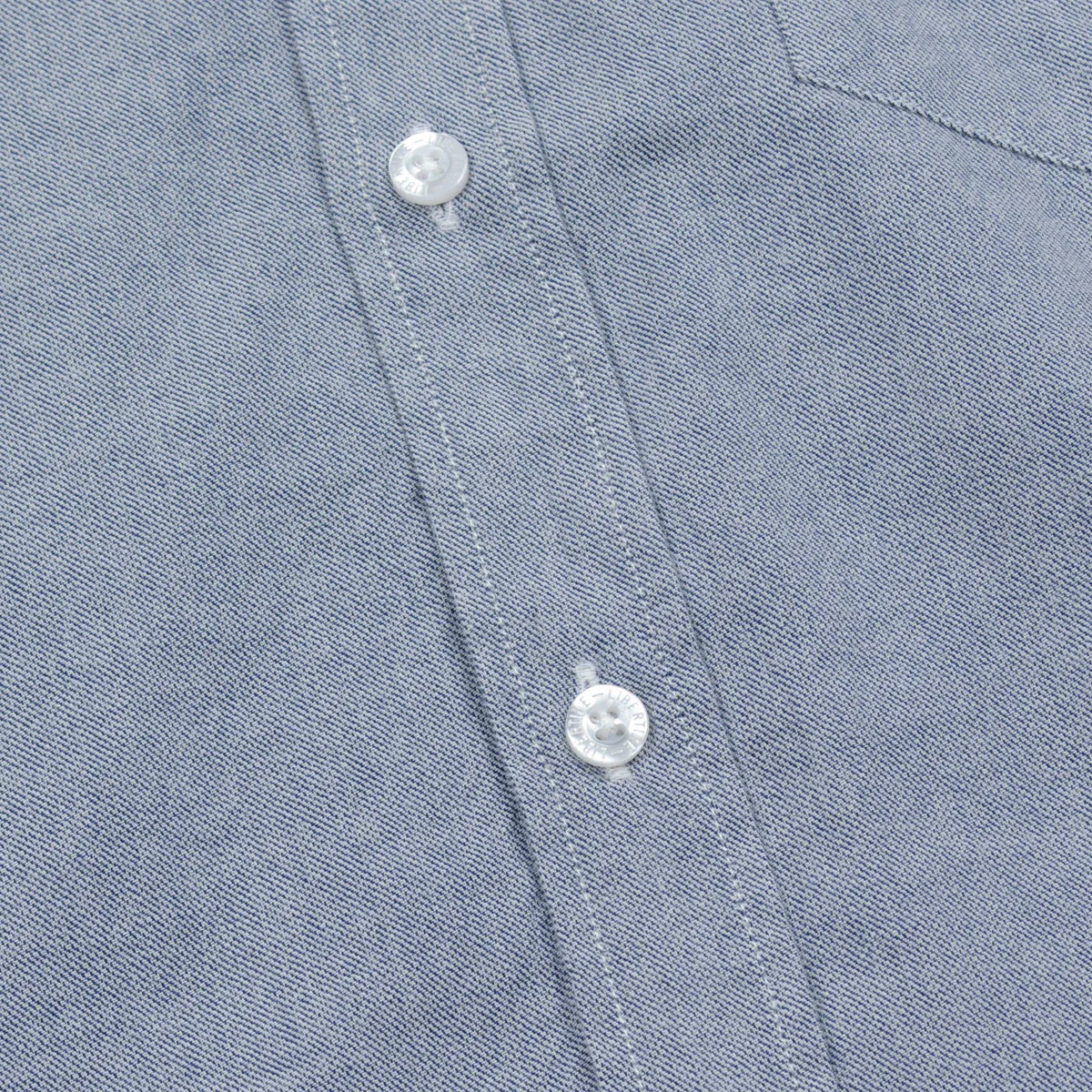 Libertine-Libertine - Hunter Shirt Leave - Mid. Blue Melange