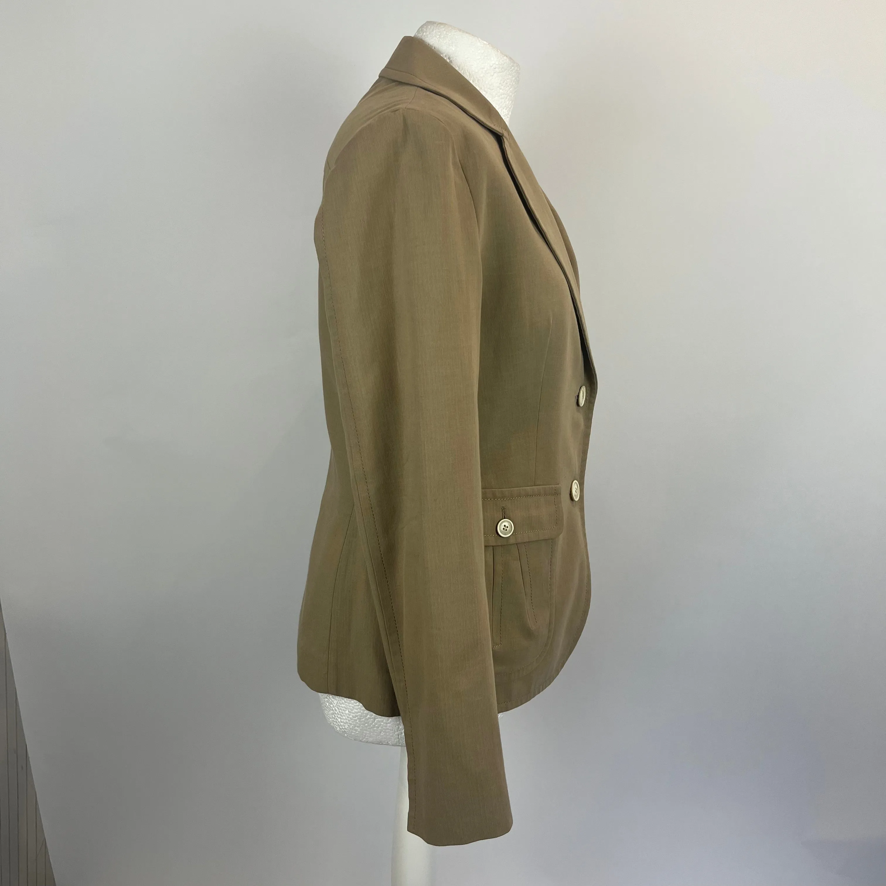 Loro Piana Stone Cotton &  Linen Jacket M