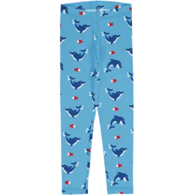 Maxomorra Dolphin Organic Cotton Leggings