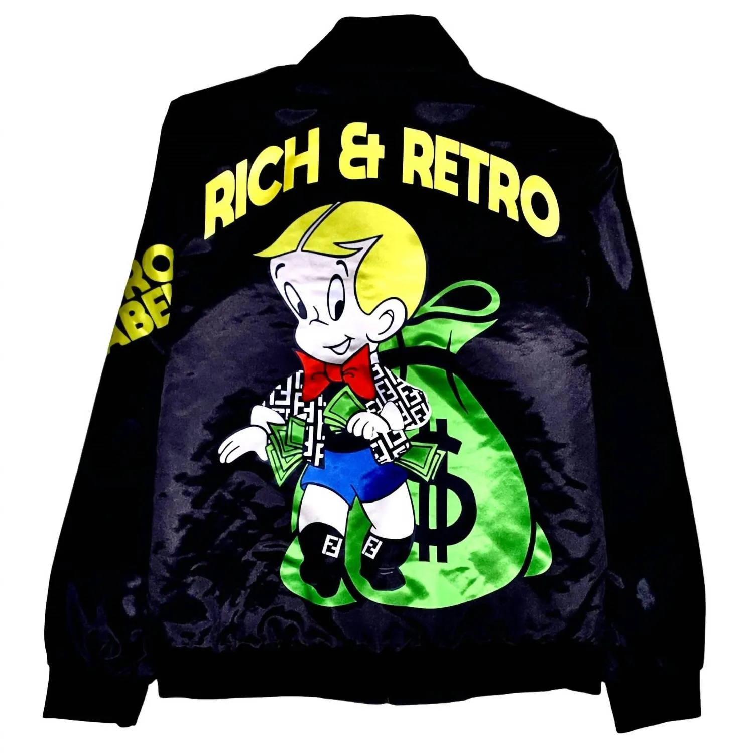 Men's Rich And Retro Jacket In Black