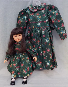 My Twinn Doll with Matching Child's Size 5 Dress