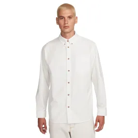 Nike LifeMen's Long-Sleeve Oxford Button-Down Shirt Summit White FN3125-121