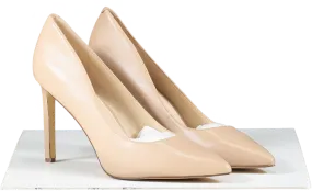 nine west Nude Patent High Heeled Court Shoes BNIB UK 10 EU 43