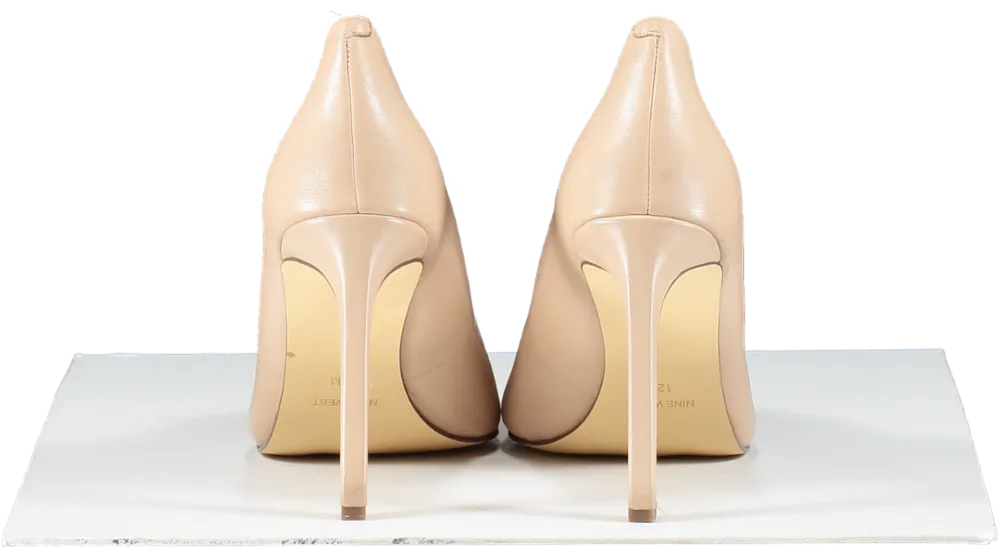 nine west Nude Patent High Heeled Court Shoes BNIB UK 10 EU 43