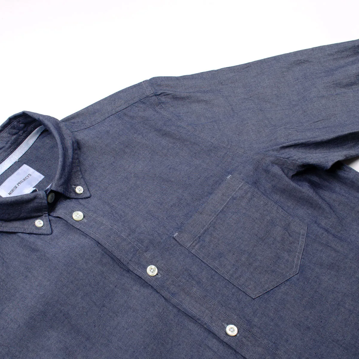 Norse Projects - Anton Chambray Shirt - Light Indigo