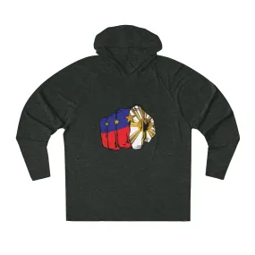 Pac Fist Tri-Blend Hoodie (Unisex)