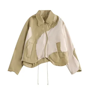 Pre Order:  Butterfly Collar Two Tone Jacket