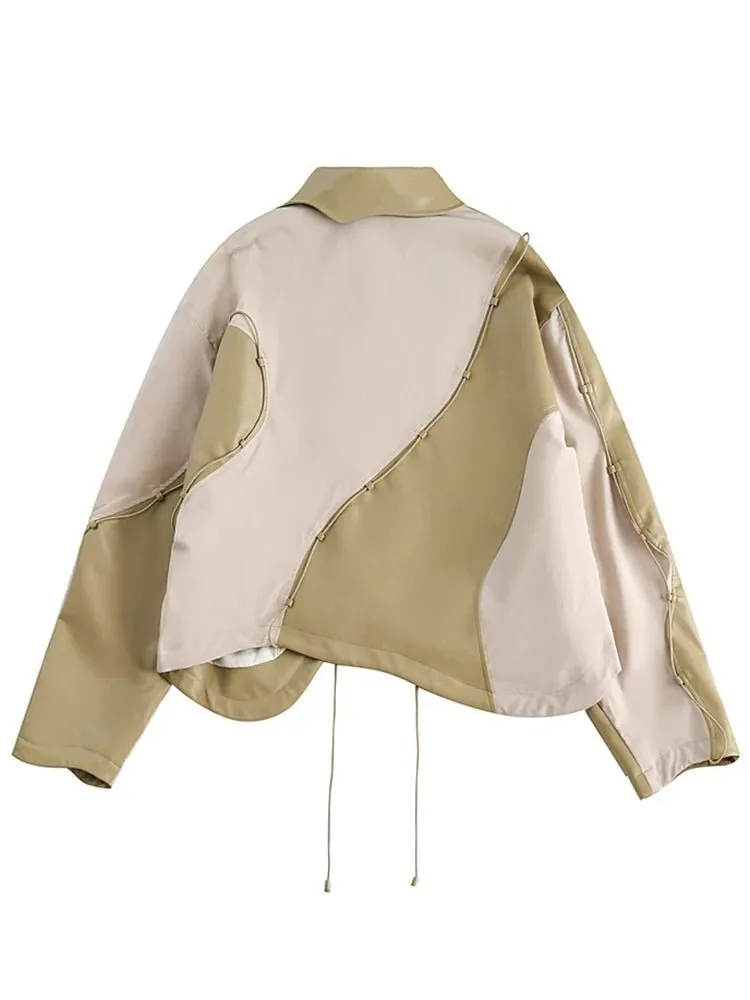 Pre Order:  Butterfly Collar Two Tone Jacket