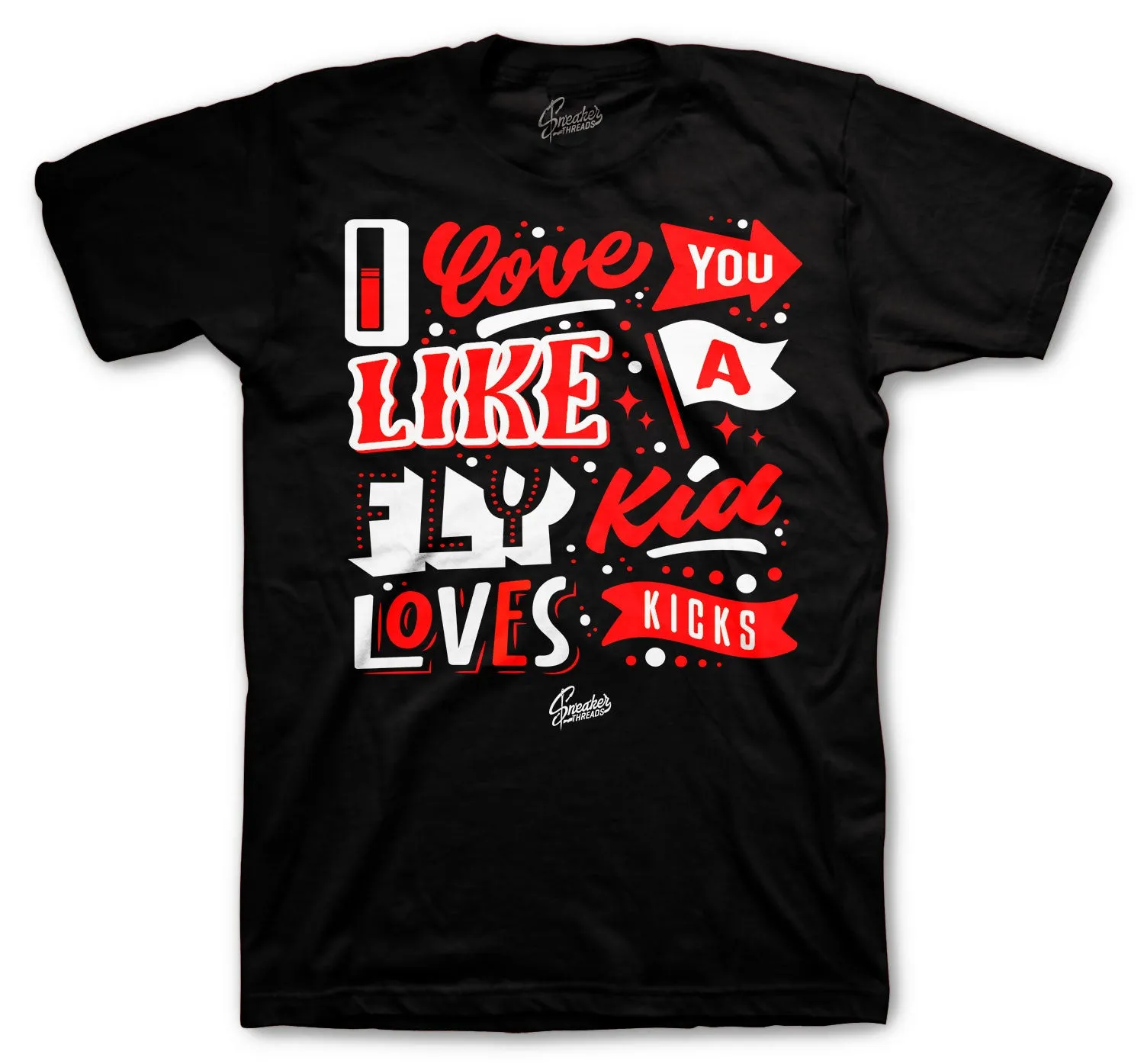 Retro 1 Bred Patent Love Kicks Shirt