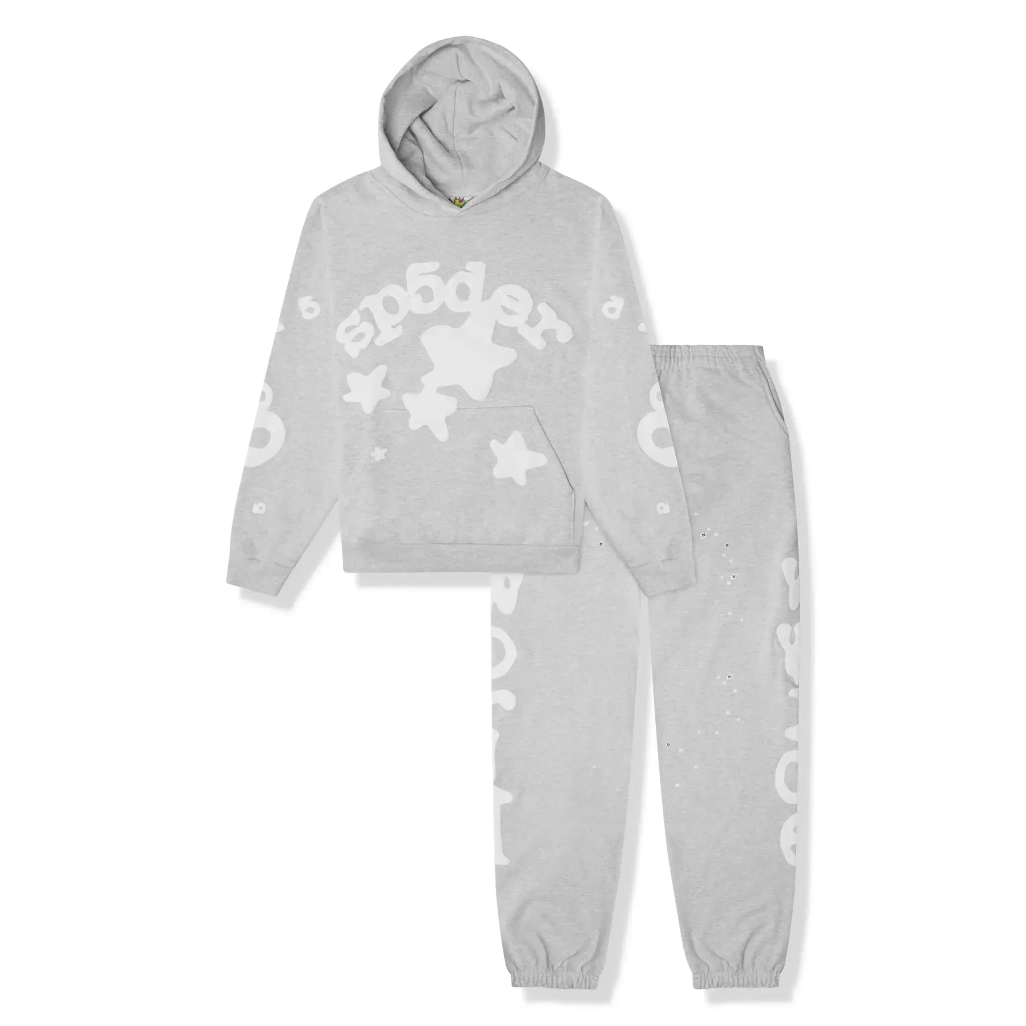 Sp5der Beluga Heather Grey Tracksuit