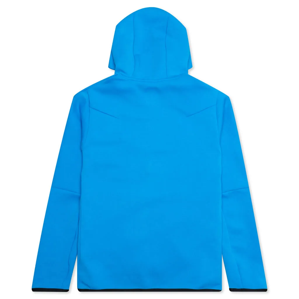 Sportswear Tech Fleece Full Zip Up Hoodie - Light Photo Blue/Black