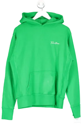 Talentless Green Heavyweight Hoodie UK S