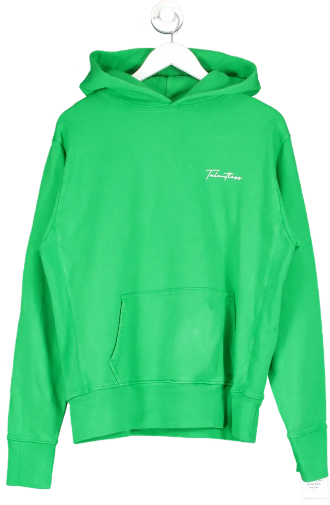 Talentless Green Heavyweight Hoodie UK S