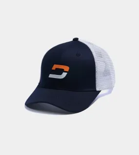 TOUR MESH CAP - NAVY / WHITE / ORANGE