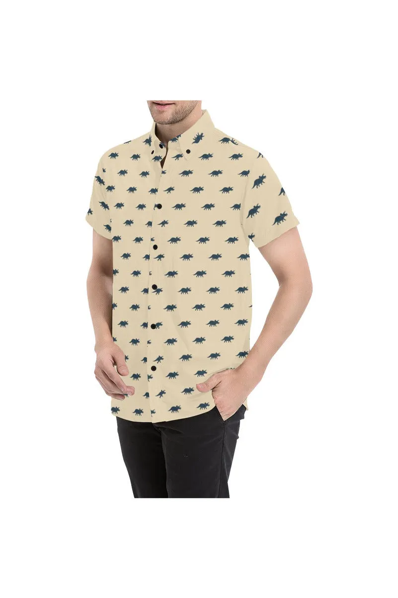 Triceratops Men's Short Sleeve Shirt