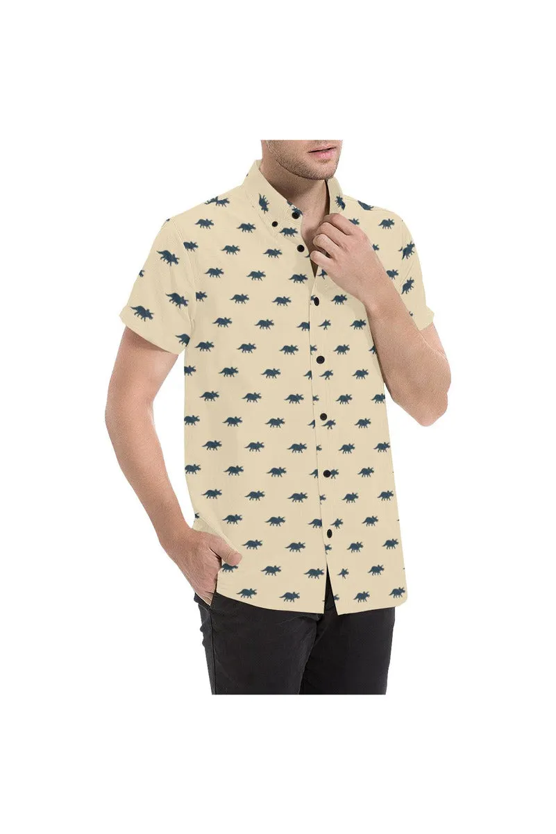 Triceratops Men's Short Sleeve Shirt