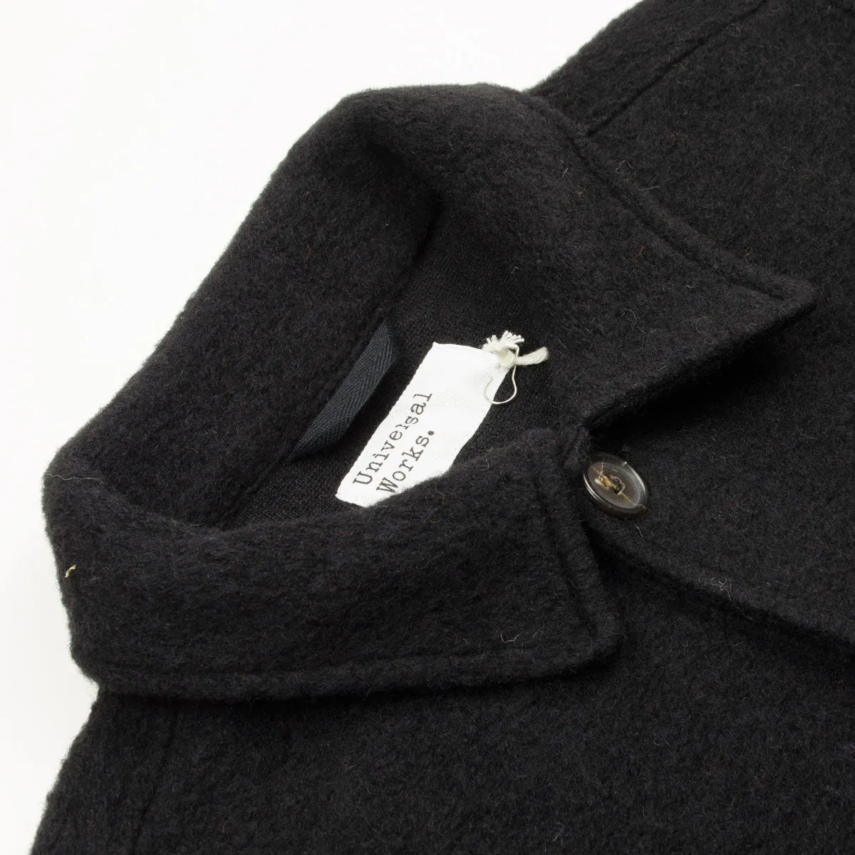 Universal Works - Field Jacket Wool Fleece - Black