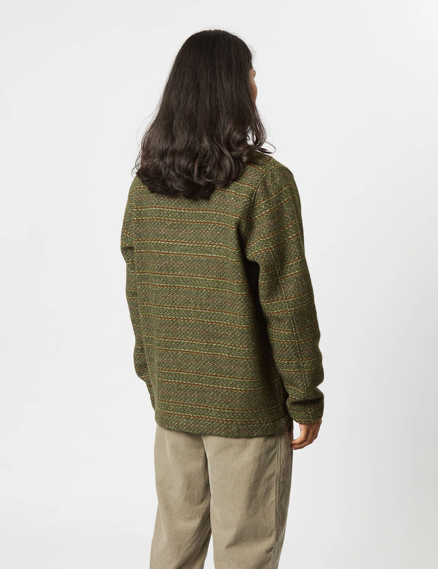 Universal Works Field Jacket (Wool) - Olive Green