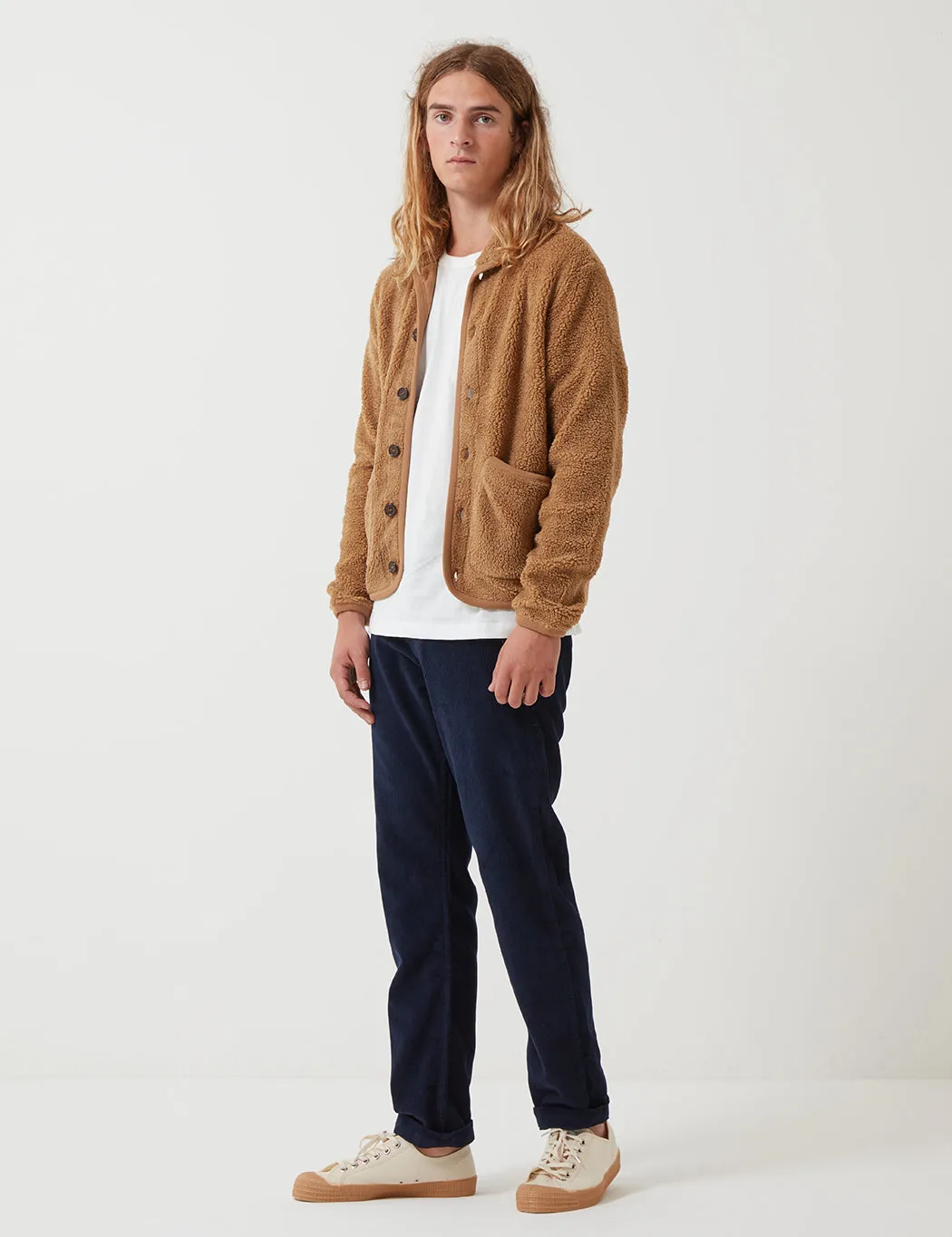 Universal Works Lancaster Jacket (Fleece) - Sand