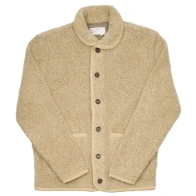 Universal Works - Lancaster Jacket Shakespeare Fleece - Stone