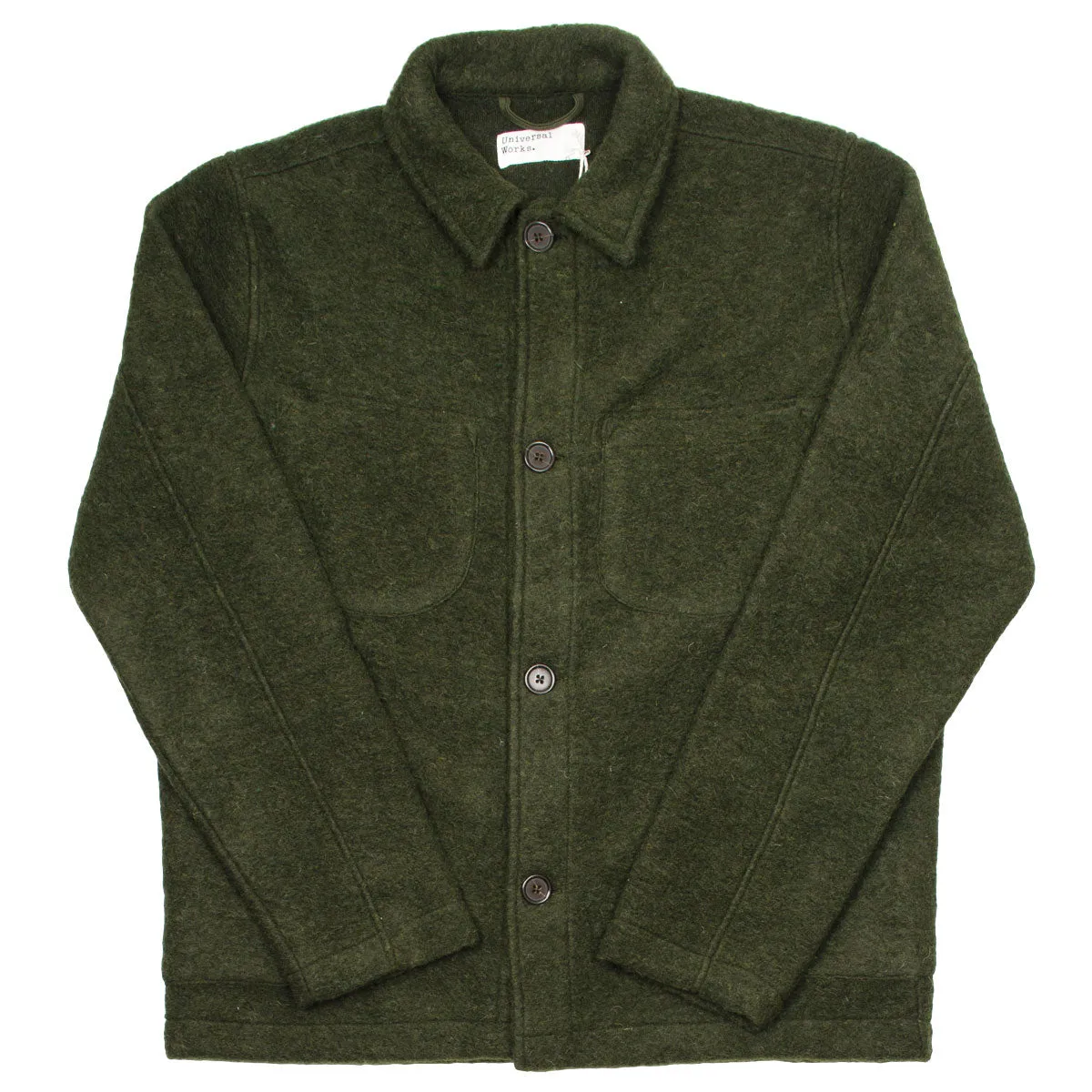 Universal Works - Lumber Jacket Wool Fleece - Olive