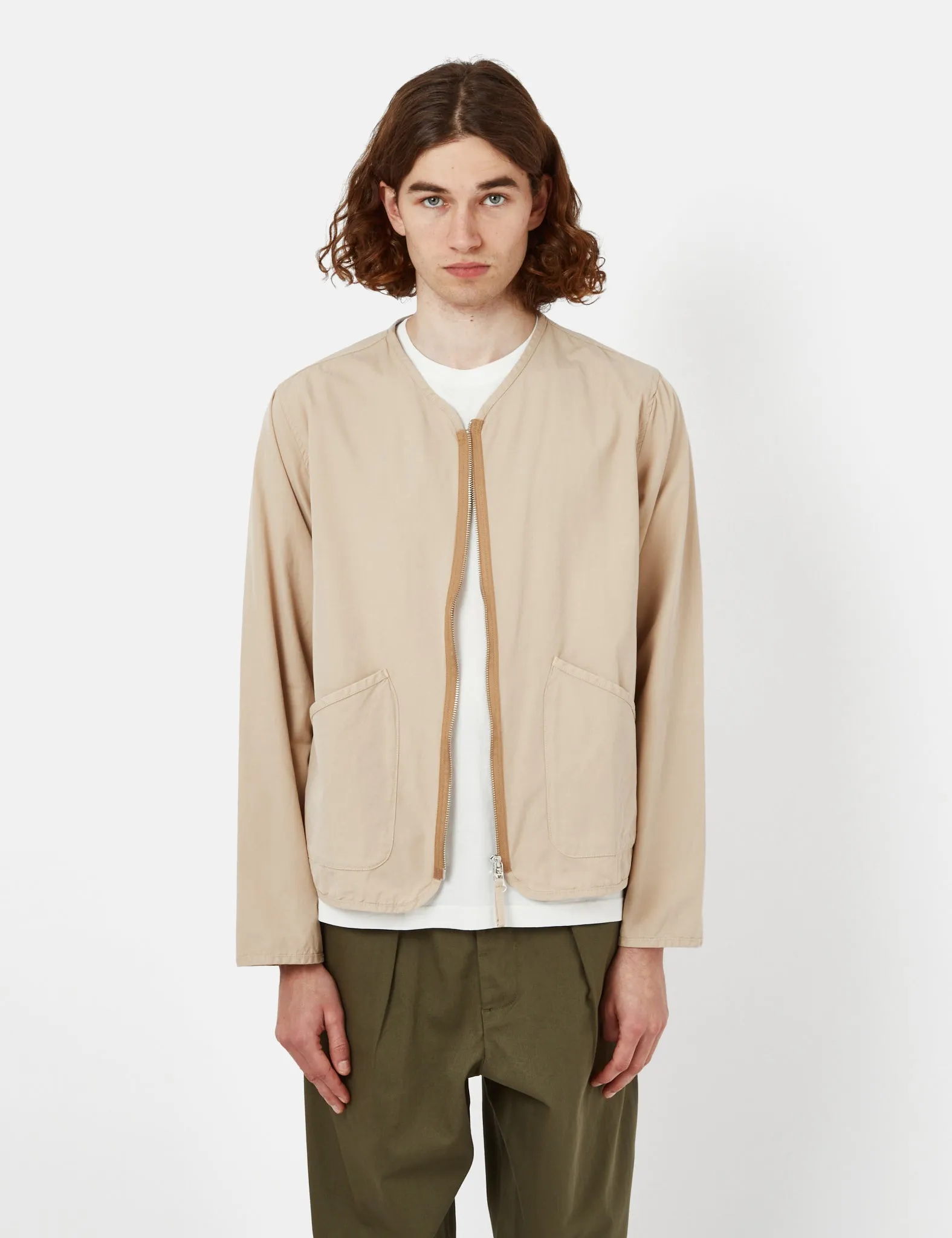 Universal Works Military Liner Jacket - Sand Beige