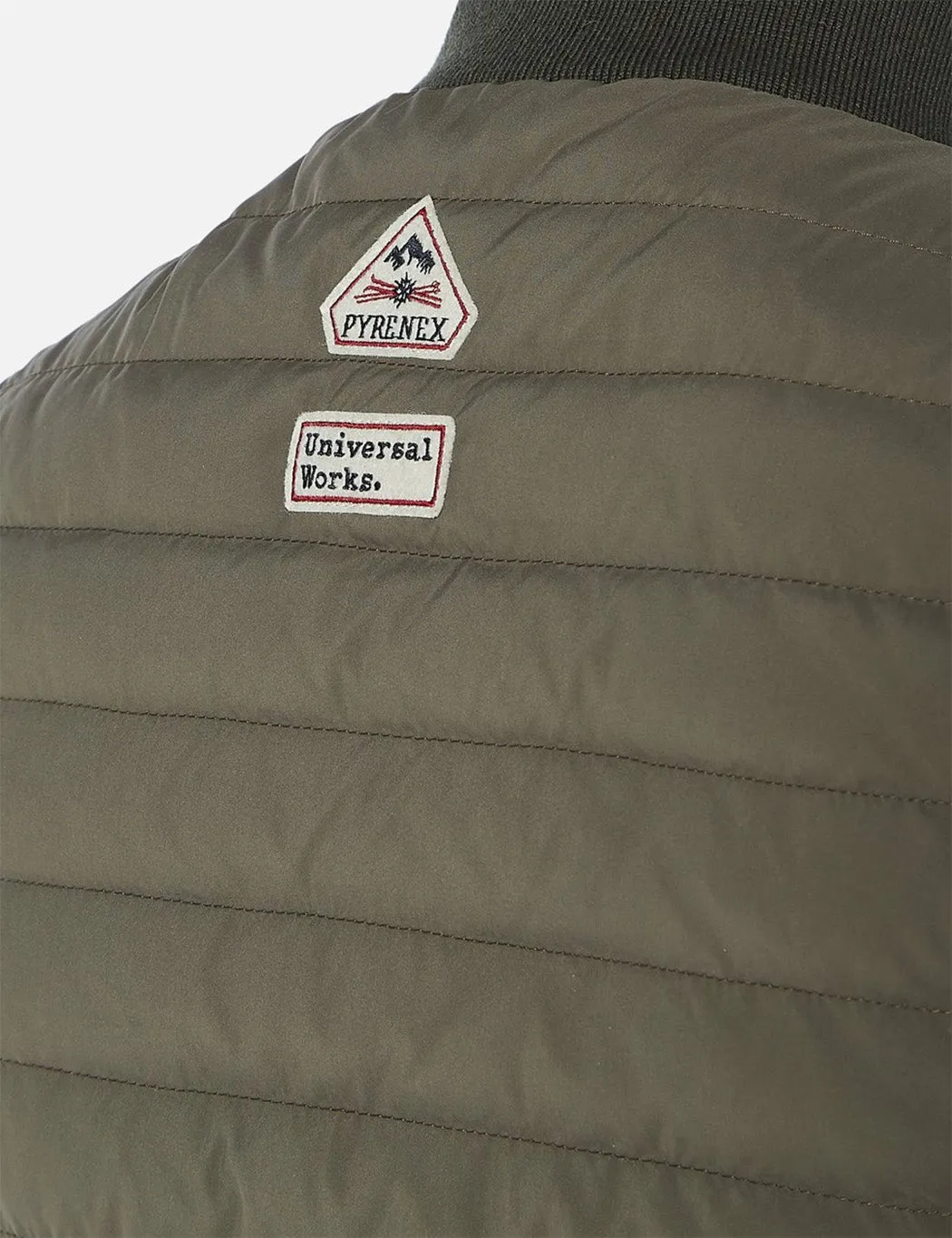 Universal Works x Pyrenex Down Gilet - Sauge Green