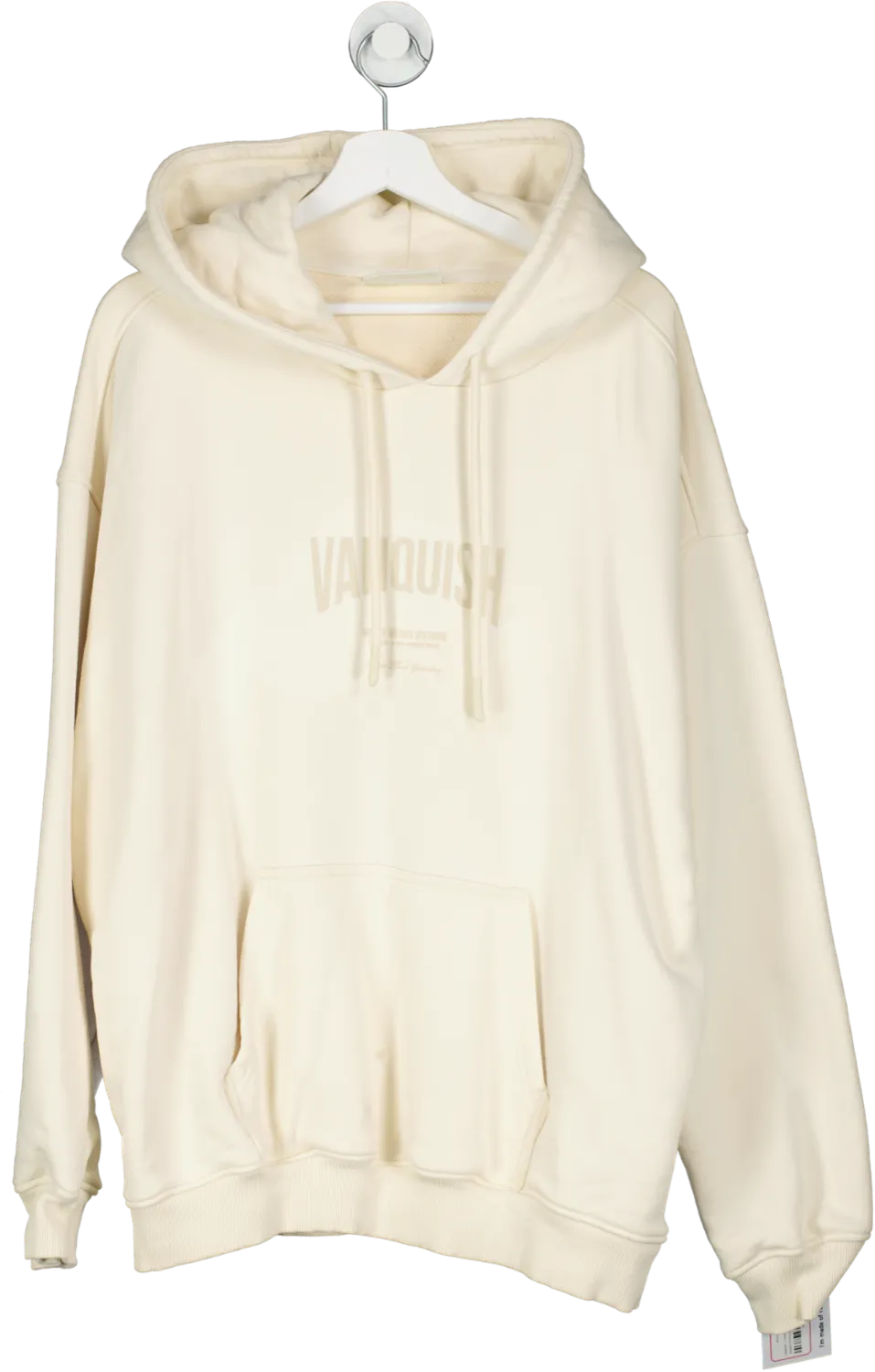 Vanquish Cream Heavyweight Division Hoodie UK XL