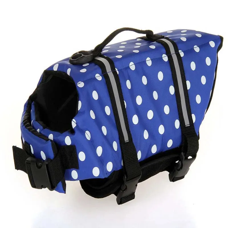 XXS-XXL Dog Life Vest Summer Printed Pet Life Jacket Dog Safety Clothes Dogs Swimwear Pets Safety Swimming Suit Summer