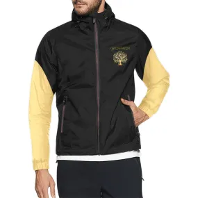 Yahuah-Tree of Life 01 Elect Designer Unisex Hooded Windbreaker